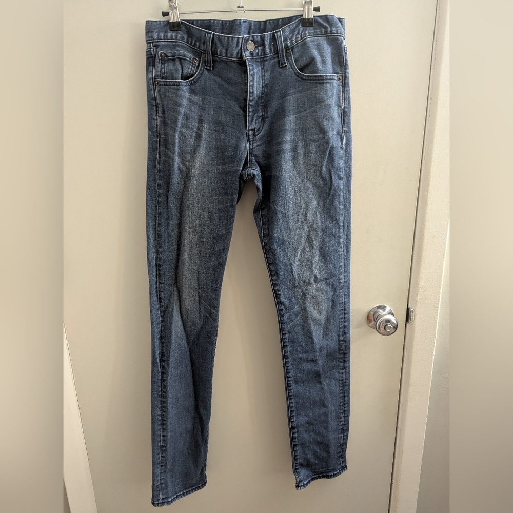 Uniqlo Preloved 31 X 34 Skinny Fit Tapered Jeans Men's Unisex Fall Winter Denim